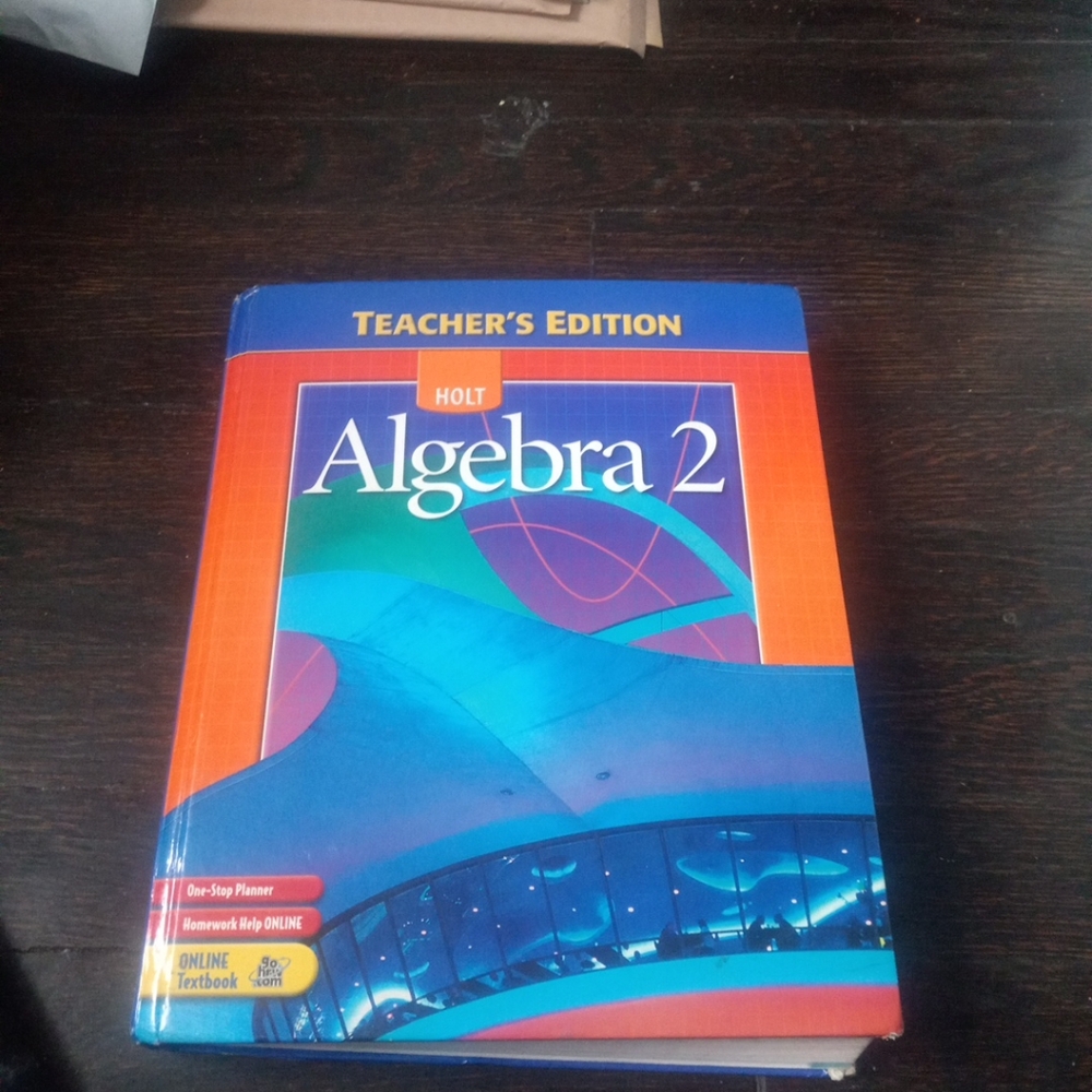 Algebra 2, Teacher's Edition - Hardcover, by Holt Rinehart and - Acceptable n